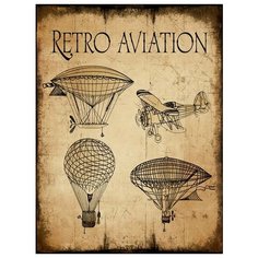Картина Ekoramka Retro aviation