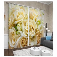 Фотошторы Сирень Тепло роз