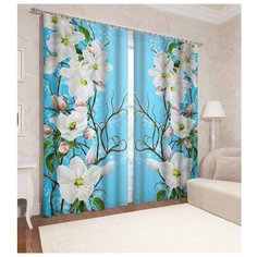 Фотошторы Сирень Вьюнок