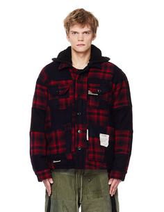 Утепленное худи из шерсти Greg Lauren