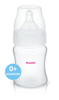 Бутылочка Ramili Baby, полипропилен, с 0 мес, 210 мл