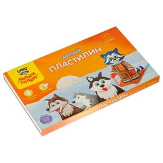 Пластилин Мульти-Пульти Енот на Аляске 18 цветов (ДП_10237)