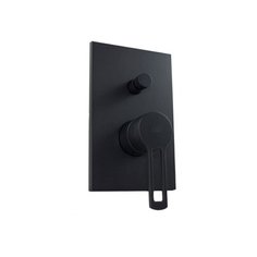 Смеситель для ванны с подключением душа Paffoni Ringo RIN015 color однорычажный встраиваемый черный матовый