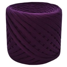 Пряжа MisterBanana трикотажная, 100 % хлопок, 105 м, баклажановый