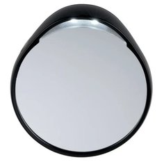 Зеркало косметическое настенное Tweezerman Tweezermate 10X Lighted Mirror (6762-R) с подсветкой черный