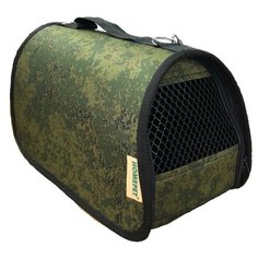 Сумка-переноска для кошек и собак Homepet №3 43х26х27 см пиксели