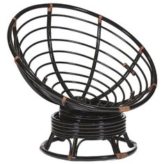 Кресло-качалка TetChair Papasan W23/01B античный черно-коричневый