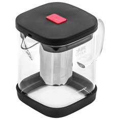 Vitax Заварочный чайник VX-3310 Warkworth 900 мл прозрачный/черный