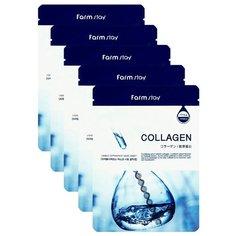 Farmstay маска с коллагеном, 23 мл, 5 шт.