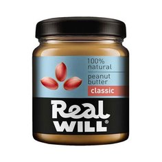 Real Will Арахисовая паста классическая 330 г