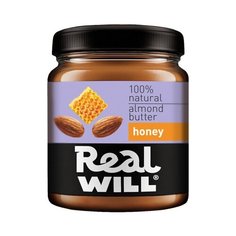 Real Will Паста ореховая Almond Butter Honey 330 г