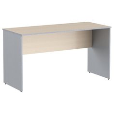 Письменный стол Skyland Imago СП, 140х60 см, цвет: металлик/клен