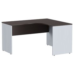 Письменный стол угловой Skyland Imago СА, 160х120 см, угол: справа, цвет: металлик/венге магия