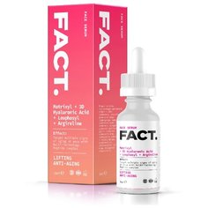 сыворотка Fact Matrixyl+3D Hyaluronic Acid+Leuphasyl+Argilerine с мультикомплексом пептидов и гиалуроновой кислотой для лица 35+, 30 мл