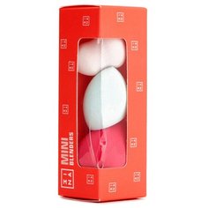 Набор спонжей 3INA Mini Blenders, 3 шт. мятный/красный/розовый