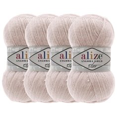Пряжа Alize Angora Gold Star, 17 % шерсть, 67 % акрил, 11 % полиэстер, 100 г, 410 м, 4 шт., 506 молочно-бежевый