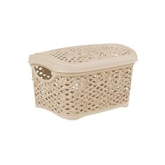 BranQ Корзина Fiori 24.2х18х14 см слоновая кость