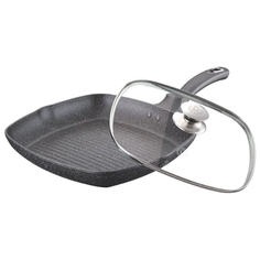 Сковорода-гриль Meisterklasse MK-1024 с крышкой, серый