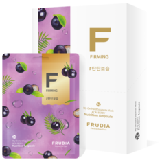 Frudia Бодрящая тканевая маска с ягодами асаи, 20 мл, 10 шт.