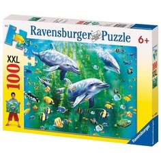 Пазл Ravensburger Три дельфина (10605), 100 дет.