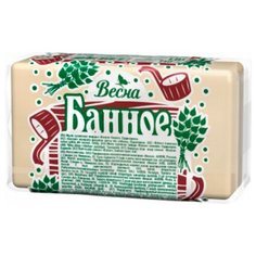 Мыло кусковое Весна Банное, 140 г