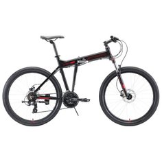 Горный (MTB) велосипед STARK Cobra 26.2 HD (2020) черный/красный 18" (требует финальной сборки)