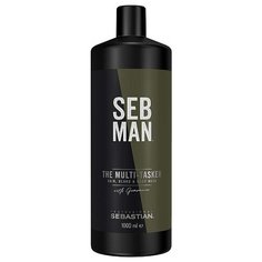Шампунь для ухода за волосами, бородой и телом Sebastian professional The Multitasker, 1 л