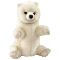 Hansa Кукла на руку Белый медведь (7158) белый