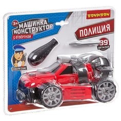 Винтовой конструктор BONDIBON С отверткой ВВ3383 Полиция