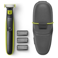Триммер Philips OneBlade QP2520/65 черный/салатовый