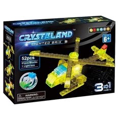 Конструктор Crystaland Lighted Brix 99028 (86903) Вертолет 3 в 1