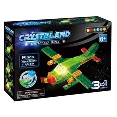 Конструктор Crystaland Lighted Brix 99024 (86902) Самолет 3 в 1