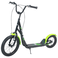 Внедорожный самокат TechTeam Super Jet 700 2020 черный/зеленый