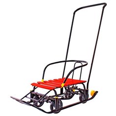 Санки Galaxy Snow Galaxy Black Auto красный