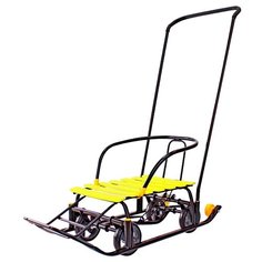 Санки Galaxy Snow Galaxy Black Auto желтый