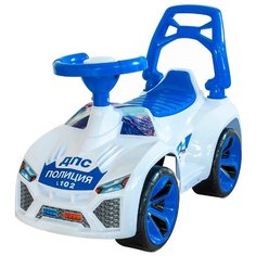 Каталка-толокар RT Ламбо ОР021 (6858 / 6859 / 6860 / 6861 / 6862 / 6863) со звуковыми эффектами бело-синий