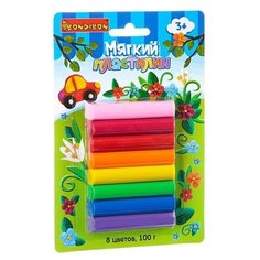 Пластилин BONDIBON 8 цветов 100 грамм (ВВ1802)