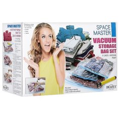 Набор вакуумных пакетов BRADEX Space master TD 0201 с насосом, 11 шт.