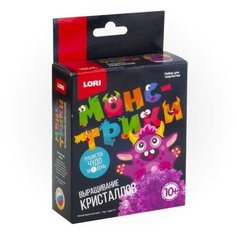 Набор для исследований LORI Выращивание кристаллов. Монстрики. Фиолетовый монстрик. Крф-017 фиолетовый