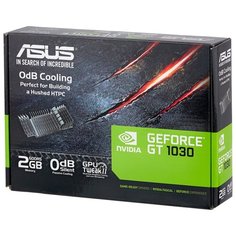 Видеокарта ASUS GeForce GT 1030 1228Mhz PCI-E 3.0 2048Mb 6008Mhz 64 bit DVI HDMI HDCP Silent Retail