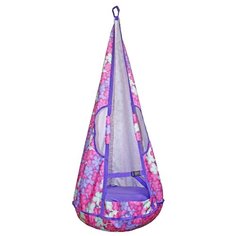 Подвесное кресло-кокон Belon familia Flowers КА-001-F, розовый