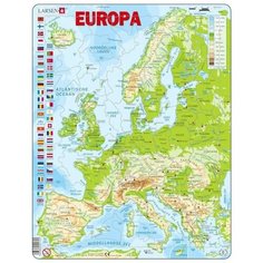 Рамка-вкладыш Larsen Европа (K70), 87 дет.