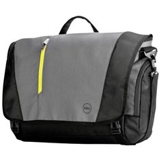Сумка DELL TEK Messenger 17 черный/серый