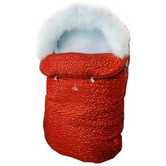 Конверт-мешок Makkaroni Kids Метель 80 см коралл