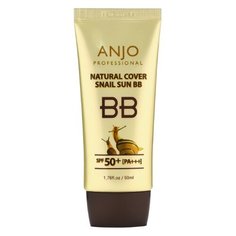 Anjo BB крем Natural Cover Snail Sun, SPF 50, 50 мл, оттенок: универсальный