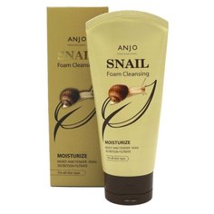 Anjo пенка для умывания увлажняющая с муцином улитки Snail Moisturize Foam Cleansing, 150 мл