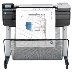МФУ HP DesignJet T830 24-in Multifunction (F9A28A) серый