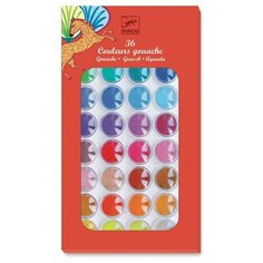DJECO Краски для рисования Гуашь, 36 цветов (08873)