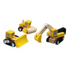 Набор техники PlanToys Дорожная техника (6014) желтый