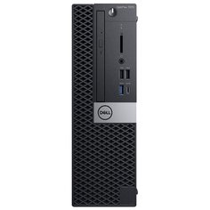 Настольный компьютер DELL Optiplex 7070 SFF (7070-6770) Intel Core i7-9700/8 ГБ/256 ГБ SSD+1 ТБ HDD/AMD Radeon RX 550/Windows 10 Pro черный